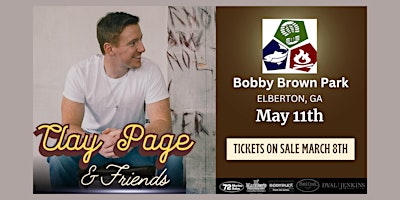 Primaire afbeelding van Clay Page and Friends at Bobby Brown Park (EARLY BIRD SALE)