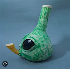”Friday Workshop” Alien Clay Water pipe - Glaze and Blaze