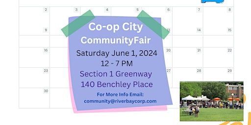 Image principale de Co-op City Community Fair on The Greenway 2024