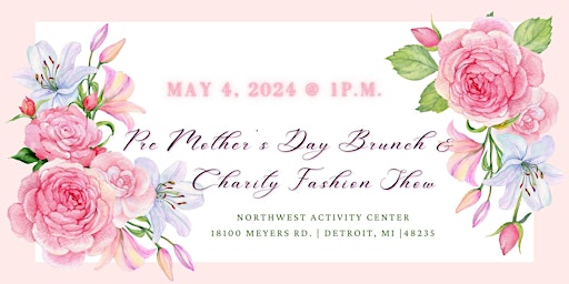 Hauptbild für Pre Mother's Day Brunch & Charity Fashion Show for Mental Illness