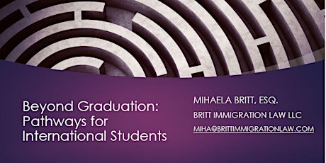 Primaire afbeelding van Beyond Graduation: Pathways for International Students