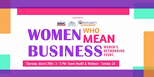 Women Who Mean Business primary image