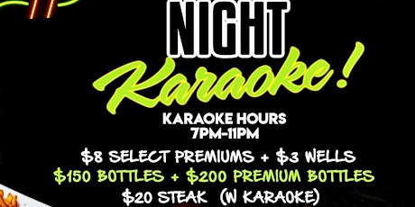 Karaoke Wednesdays at Daiq's!