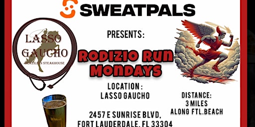 Imagem principal do evento RSVP through SweatPals: Rodizio Run Mondays