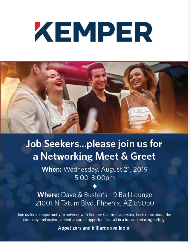 Kemper Insurance Networking Event
