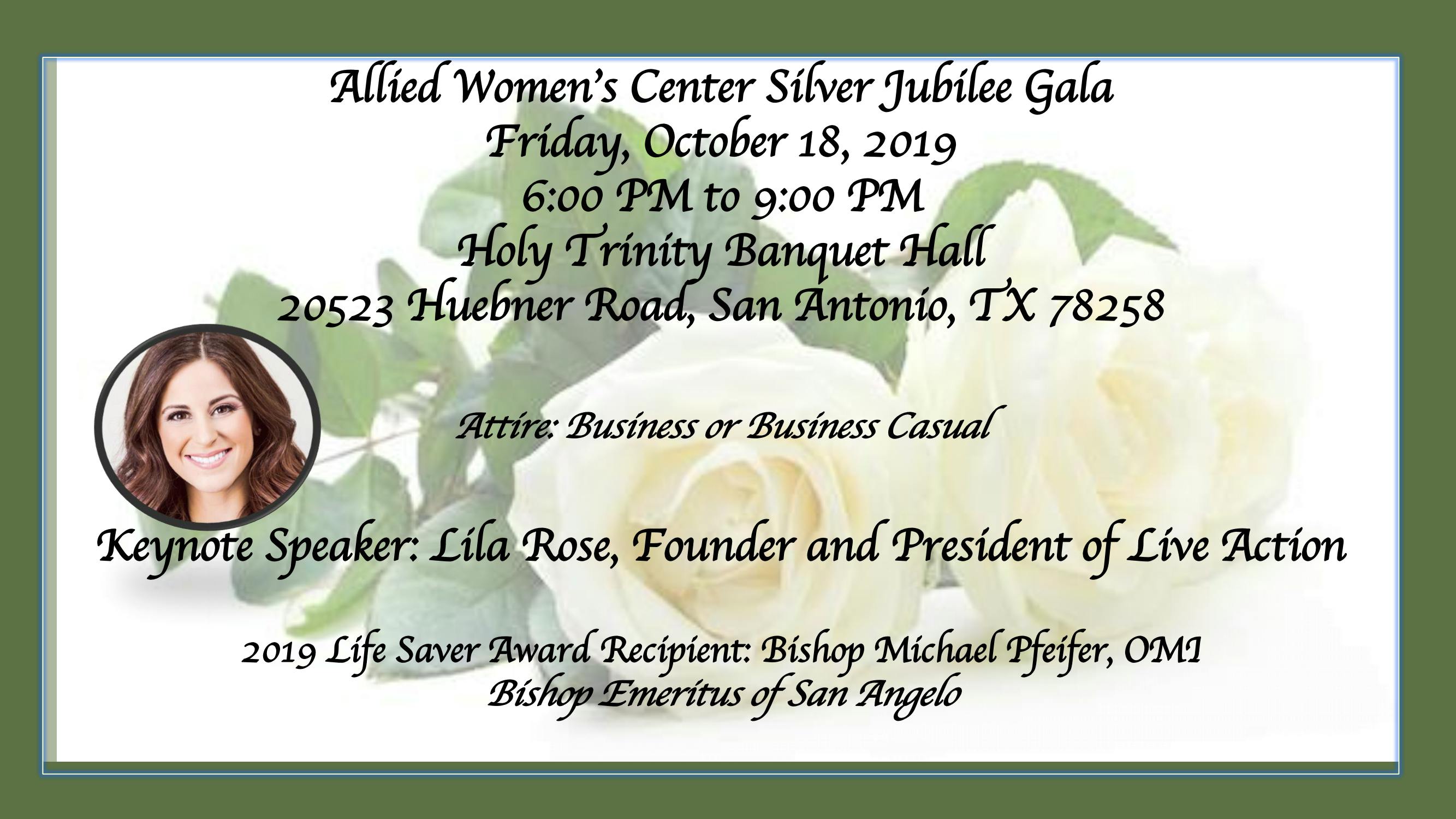Allied Women's Center Silver Jubilee Gala