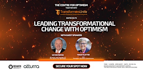 Imagen principal de Leading Transformational Change With Optimism