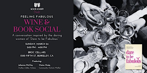 Book Society presents: Feeling Fabulous Book & Wine Social primary image