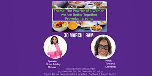 Primaire afbeelding van Community Prayer Breakfast "The PowHer Of  A Woman We Are Better Together"