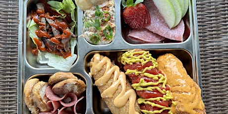 Korean Inspired Charcuterie Bento Box Making Class with Wine Pairings