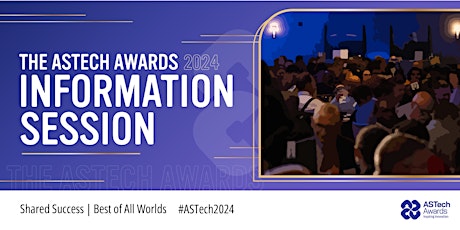 Imagem principal do evento ASTech Awards 2024 Information/Office Hours Sessions