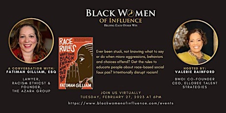 Immagine principale di BWOI: Fatimah Gilliam, Race Rules, What Your Black Friends Won't Tell You 