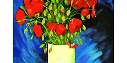 Immagine principale di Paint and Sip in Melbourne: Van Gogh's Red Poppies 