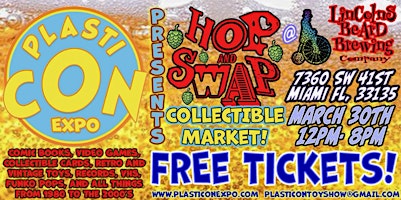 Imagem principal de PlastiCon: Hop & Swap - FREE Entry Toy Show Comic Con & Collectibles Market