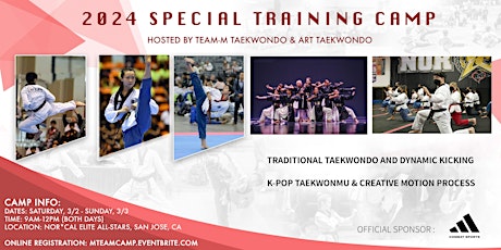 2024 Special Training Camp: Team-M & Art Taekwondo primary image