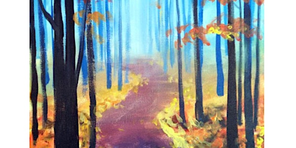 Sip and Paint in Melbourne: Autumn Path