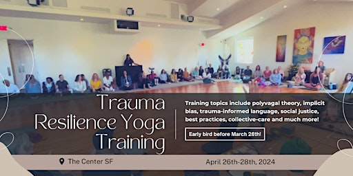 Imagem principal do evento Trauma Resilience Yoga Training + Certification