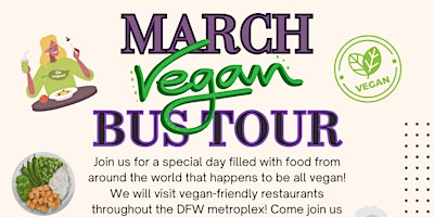 Hauptbild für March Vegan Bus Tour