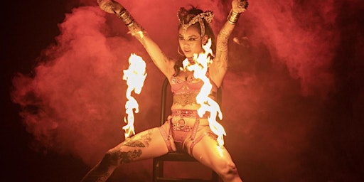 Image principale de Fire Eating & Fire Bubbles Burlesque Workshop Austin, TX