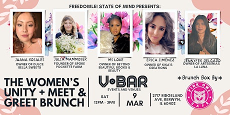 The Women's Unity Meet & Greet: A Freedomlei State of Mind Event primary image