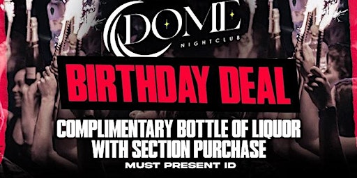 Imagem principal do evento DOME  NIGHT CLUB EVERYONE FREE B4 11 281-753-1498 FOR SECTIONS