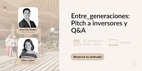 Imagen principal de Entre_Generaciones: Pitch a inversores y Q&A