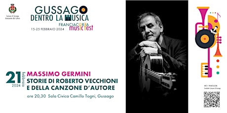 Immagine principale di Massimo Germini in "Storie di Roberto Vecchioni e della canzone d'autore" 