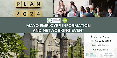 Primaire afbeelding van Mayo Employer Information & Networking Event 2024