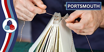 Imagem principal de PORTSMOUTH: Book-binding with Bound By Veterans - APRIL