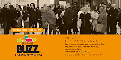 Imagem principal do evento Business Buzz In Person Networking - Leamington Spa