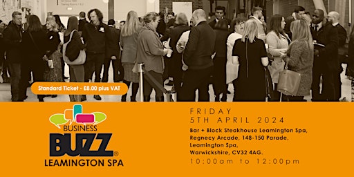 Primaire afbeelding van Business Buzz In Person Networking - Leamington Spa