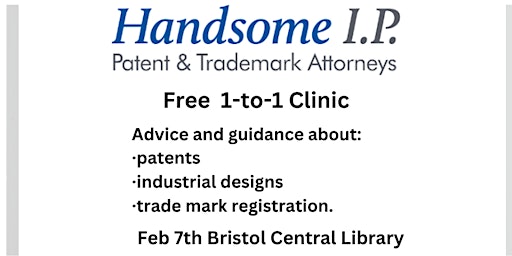 Immagine principale di Intellectual Property  Advice Clinic 1:2:1 with IP Attorney 