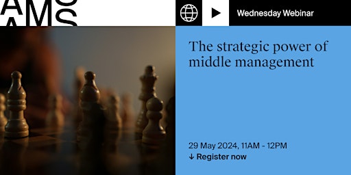 Primaire afbeelding van The strategic power of middle management