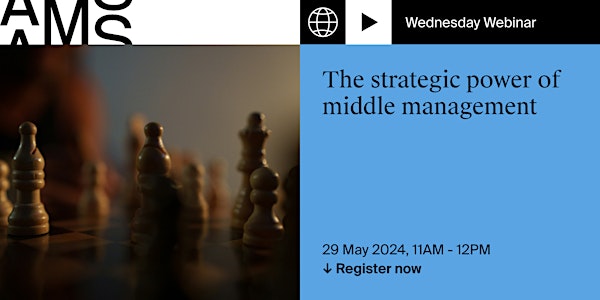 The strategic power of middle management