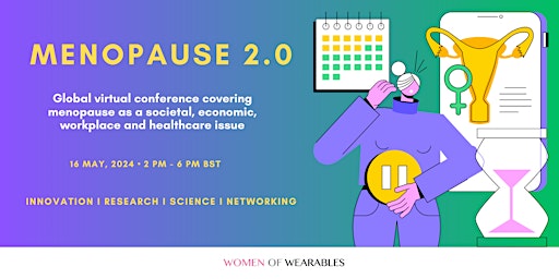 Hauptbild für MENOPAUSE 2.0 - a global virtual conference about menopause