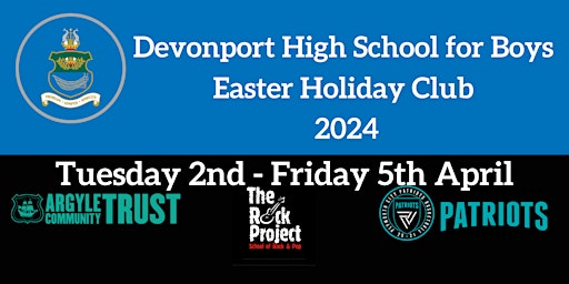 Devonport High School for Boys  - Easter Holiday Club 2024 primary image