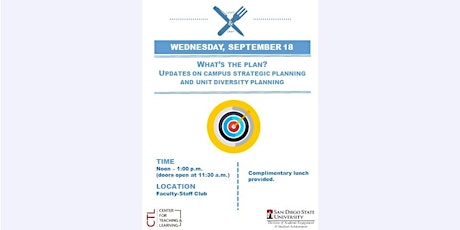 What’s the Plan? Updates on Campus Strategic Planning and Unit Diversity Planning primary image