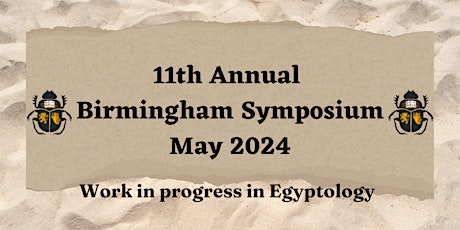 11th Annual Birmingham Egyptology Symposium