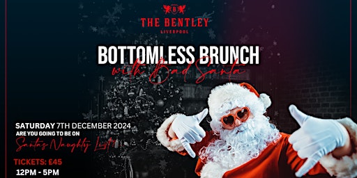 Imagem principal do evento Naughty or Nice: Bottomless Brunch with Bad Santa