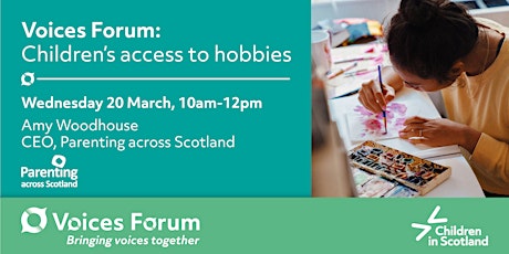 Voices Forum: Children's access to hobbies primary image