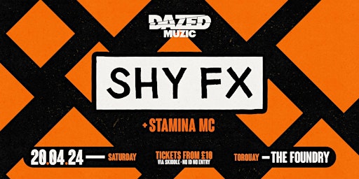 Imagem principal do evento Dazed Presents: Shy FX