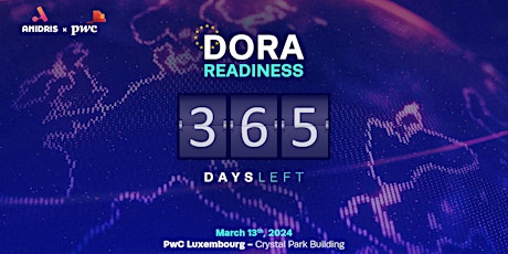 NEW DATE - DORA Readiness: 365 days left Event primary image