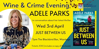 Crime & Wine Evening with Adele Parks