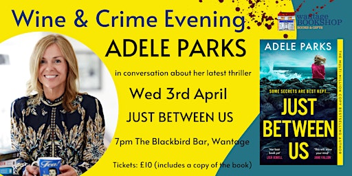 Imagem principal do evento Crime & Wine Evening with Adele Parks