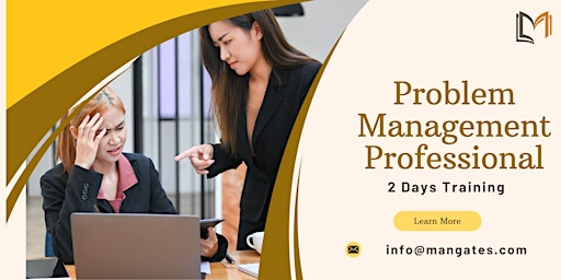 Problem Management Professional 2 Days Training in Indianapolis, IN  primärbild