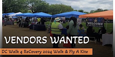 VENDORS WELCOME | DC WALK 4 RECOVERY 2024