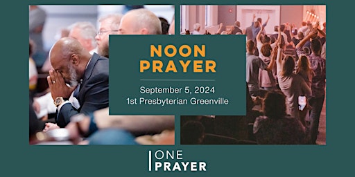 Imagem principal do evento ONE Prayer: Noon Prayer