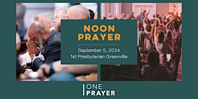 ONE Prayer: Noon Prayer primary image