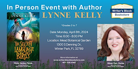 In Person Author Event with Lynne Kelly