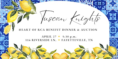 2024 Heart of RCA Benefit Dinner & Auction primary image